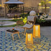 Plastic Rattan Outdoor Post Light-DWHOME
