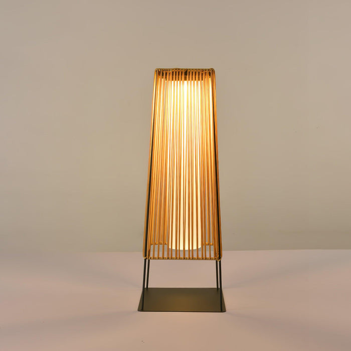 Plastic Rattan Outdoor Post Light-DWHOME