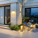 Plastic Rattan Outdoor Post Light-DWHOME