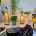 Plastic Rattan Outdoor Post Light-DWHOME