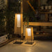 Plastic Rattan Outdoor Post Light-DWHOME