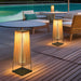 Plastic Rattan Outdoor Post Light-DWHOME