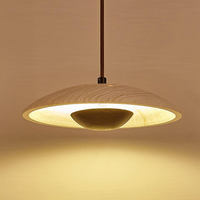 Solara Wood Pendant Lamp-DWHOME