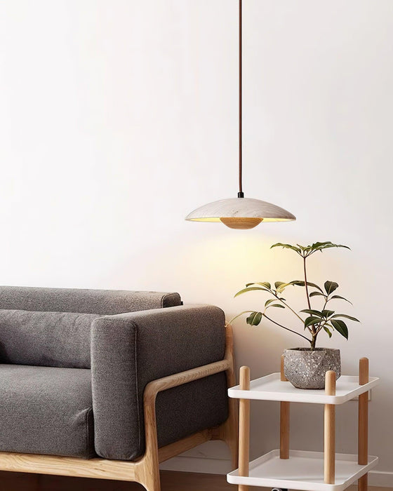 Solara Wood Pendant Lamp-DWHOME