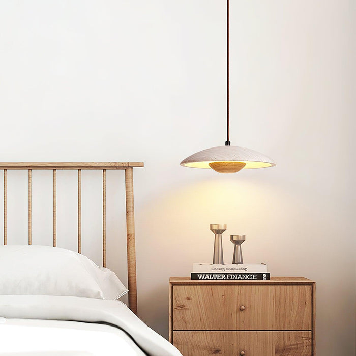 Solara Wood Pendant Lamp-DWHOME