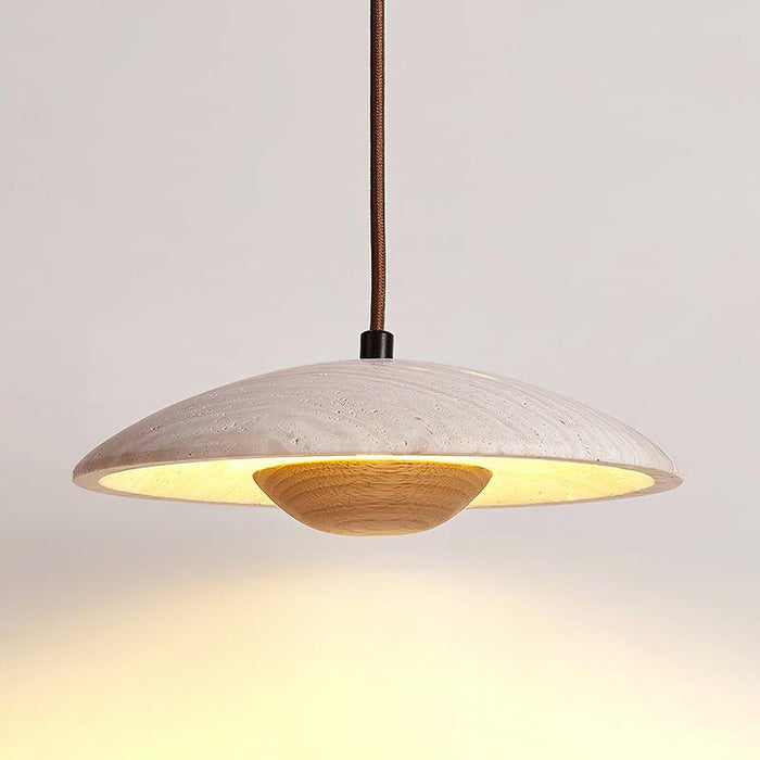 Solara Wood Pendant Lamp-DWHOME