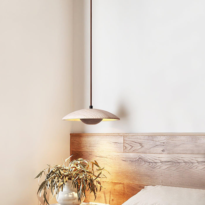 Solara Wood Pendant Lamp-DWHOME