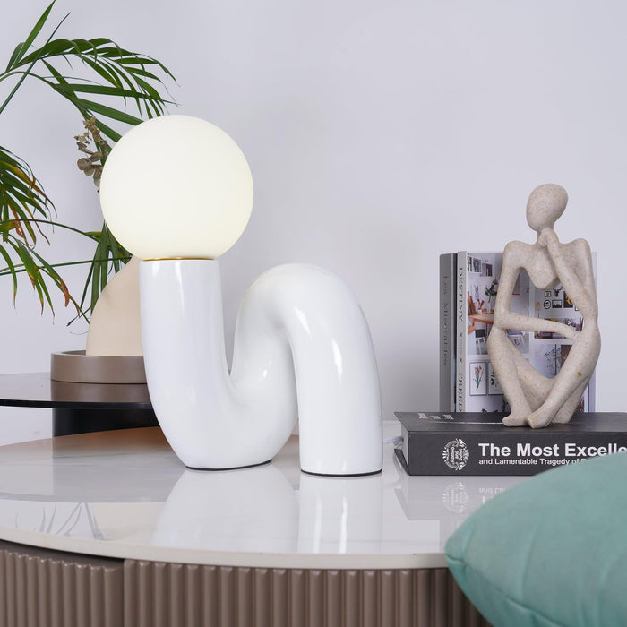 Playful N Shape Table Lamp-DWHOME