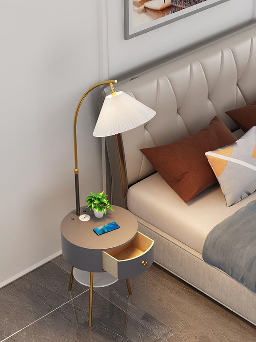 Pleated Arc Floor Light - DWHOME