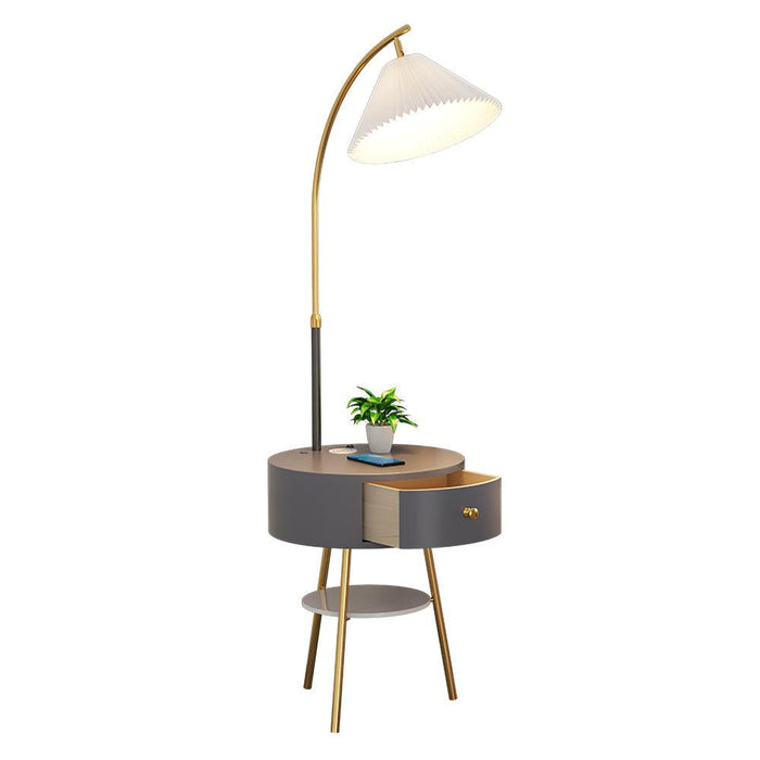 Pleated Arc Floor Light - DWHOME