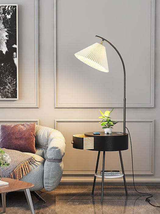 Pleated Arc Floor Light - DWHOME