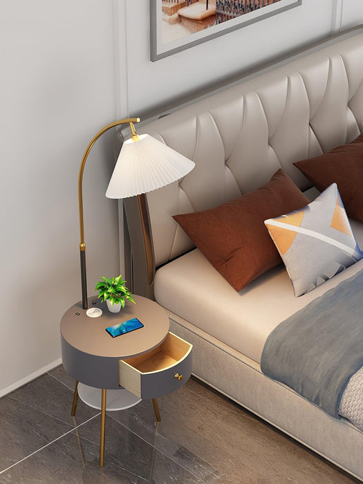 Pleated Arc Floor Light - DWHOME