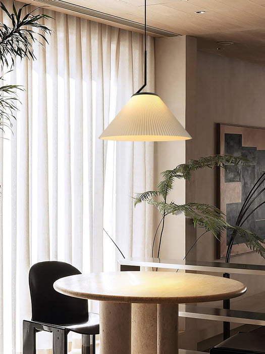 Pleated Skirt Pendant Light-DWHOME
