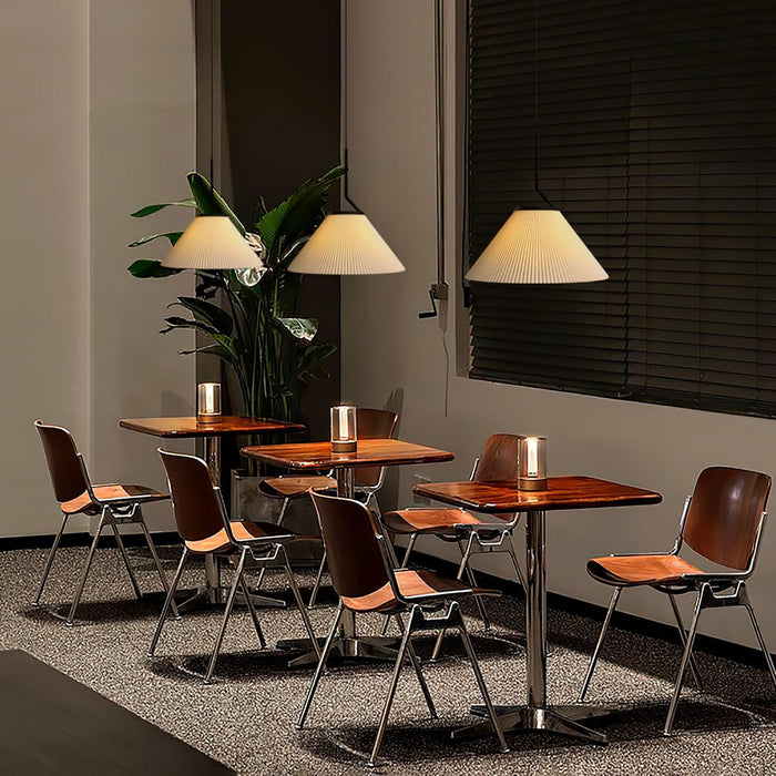 Pleated Skirt Pendant Light-DWHOME