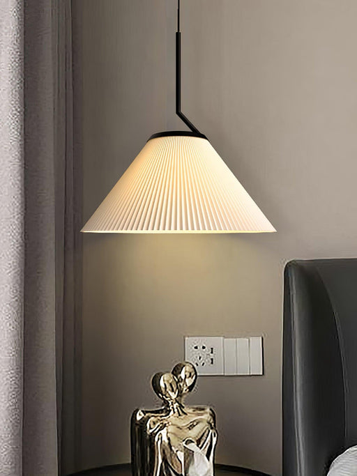 Pleated Skirt Pendant Light-DWHOME