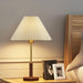 Pleated Walnut Table Lamp - DWHOME