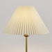 Pleated Walnut Table Lamp - DWHOME