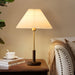 Pleated Walnut Table Lamp - DWHOME