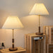 Pleated Walnut Table Lamp - DWHOME