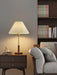 Pleated Walnut Table Lamp - DWHOME