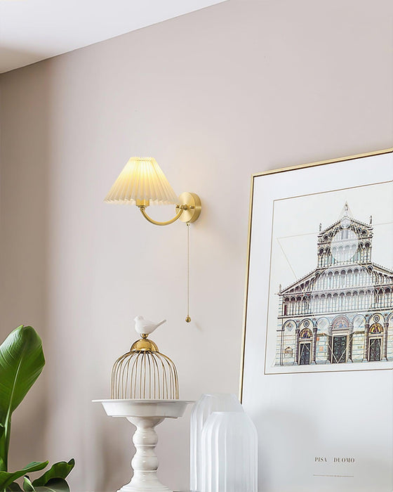 Pleated Wall Lamp-DWHOME