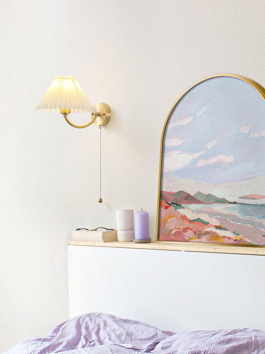Pleated Wall Lamp-DWHOME