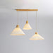 Pleated Wooden Pendant Light-DWHOME