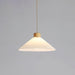 Pleated Wooden Pendant Light-DWHOME