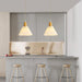 Pleated Wooden Pendant Light-DWHOME