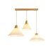 Pleated Wooden Pendant Light-DWHOME