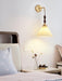 Pleated Wooden Wall Lamp-DWHOME