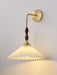 Pleated Wooden Wall Lamp-DWHOME