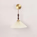 Pleated Wooden Wall Lamp-DWHOME