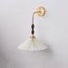 Pleated Wooden Wall Lamp-DWHOME