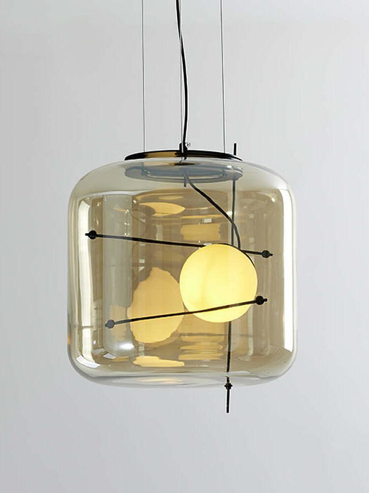 Plot Glass Pendant Light-DWHOME
