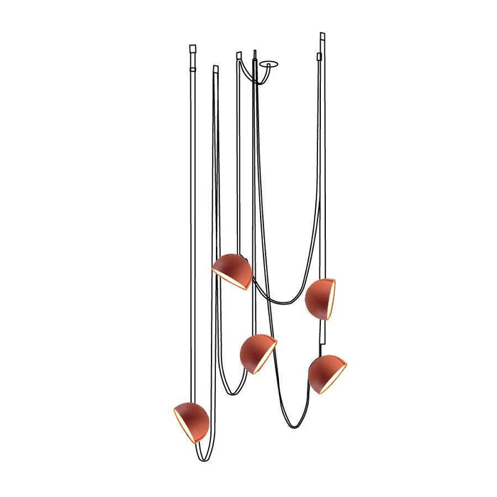 Belts Combination Leather Pendant Light-DWHOME