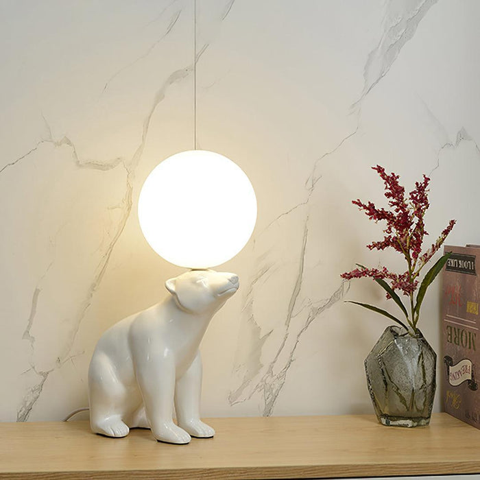 Polar Bear Table Lamp-DWHOME