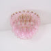 Poliedri Murano Pink Ceiling Light-DWHOME