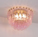 Poliedri Murano Pink Ceiling Light-DWHOME