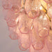 Poliedri Murano Pink Ceiling Light-DWHOME
