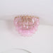 Poliedri Murano Pink Ceiling Light-DWHOME