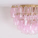 Poliedri Murano Pink Ceiling Light-DWHOME