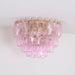 Poliedri Murano Pink Ceiling Light-DWHOME