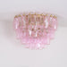 Poliedri Murano Pink Ceiling Light-DWHOME