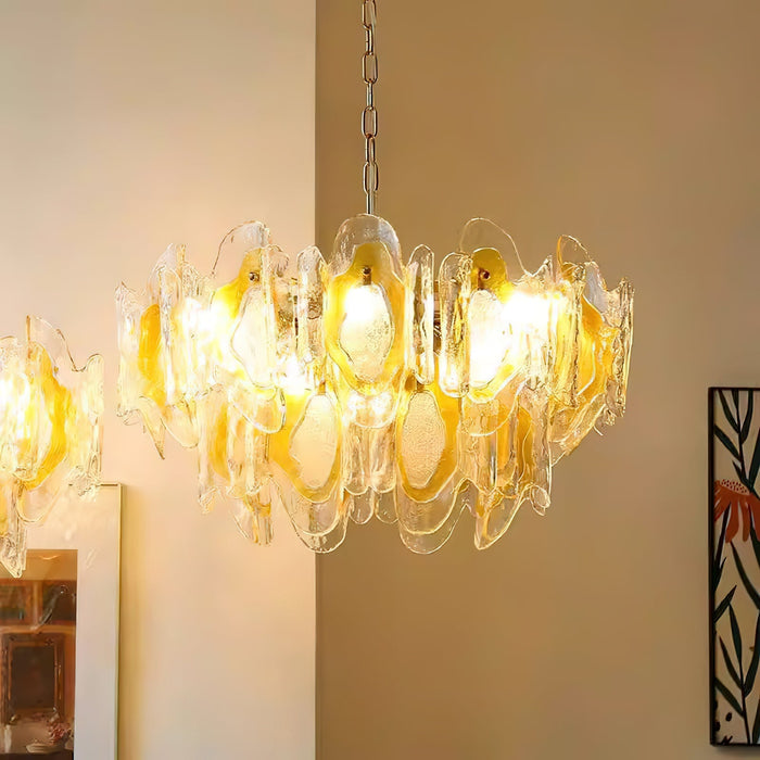Poliedro Murano Glass Chandelier-DWHOME