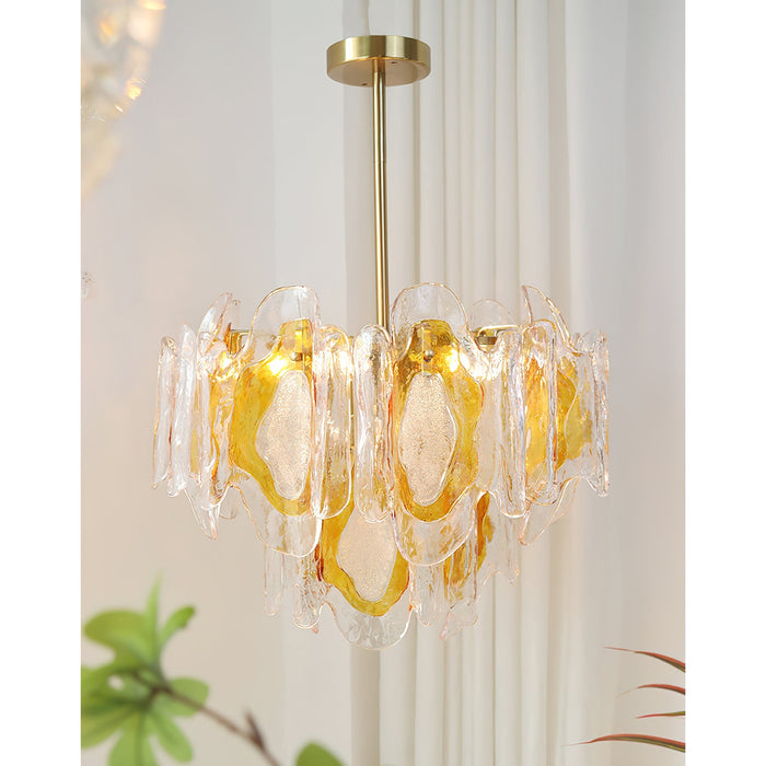 Poliedro Murano Glass Chandelier-DWHOME