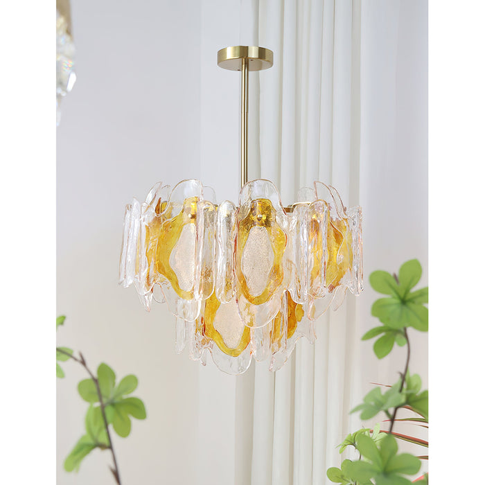 Poliedro Murano Glass Chandelier-DWHOME