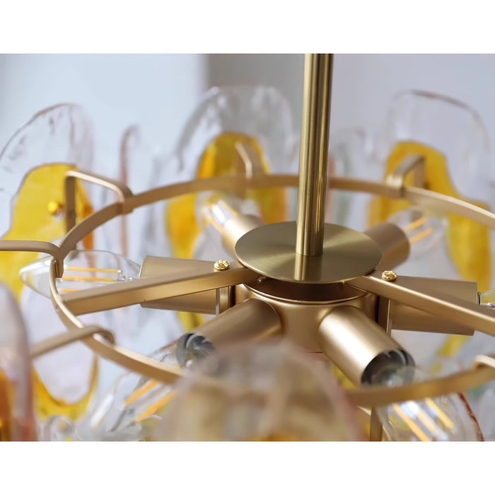 Poliedro Murano Glass Chandelier-DWHOME