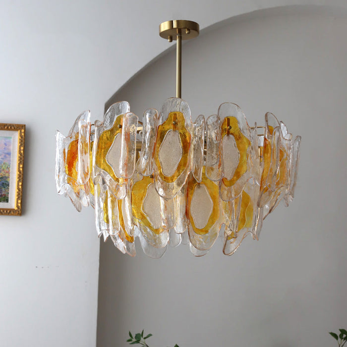 Poliedro Murano Glass Chandelier-DWHOME