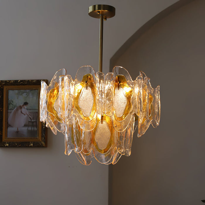 Poliedro Murano Glass Chandelier-DWHOME
